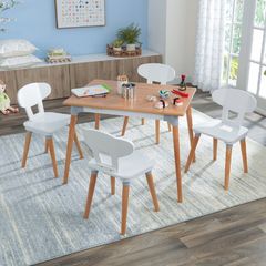 Набор детской мебели Mid Century: стол, 4 стула